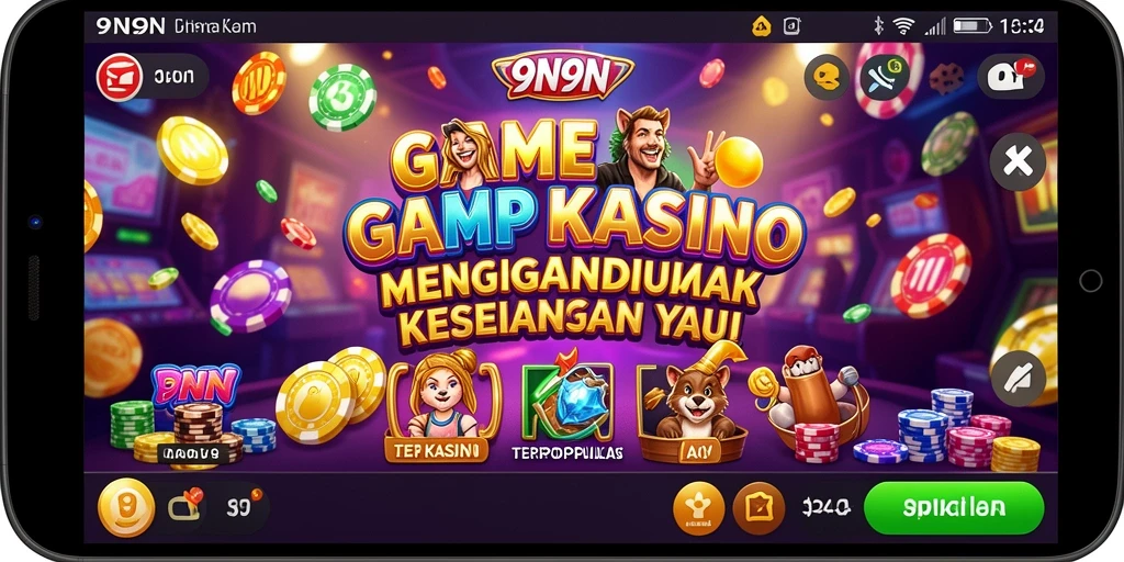 Tampilan gameplay mengasyikkan di Kasino 9N9N.