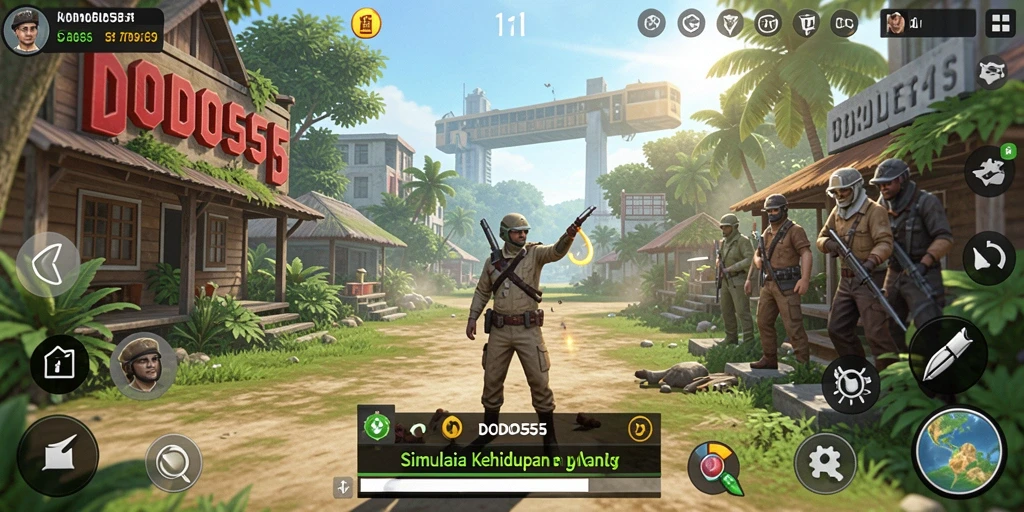 Gameplay DODO555 yang menarik dan penuh warna.