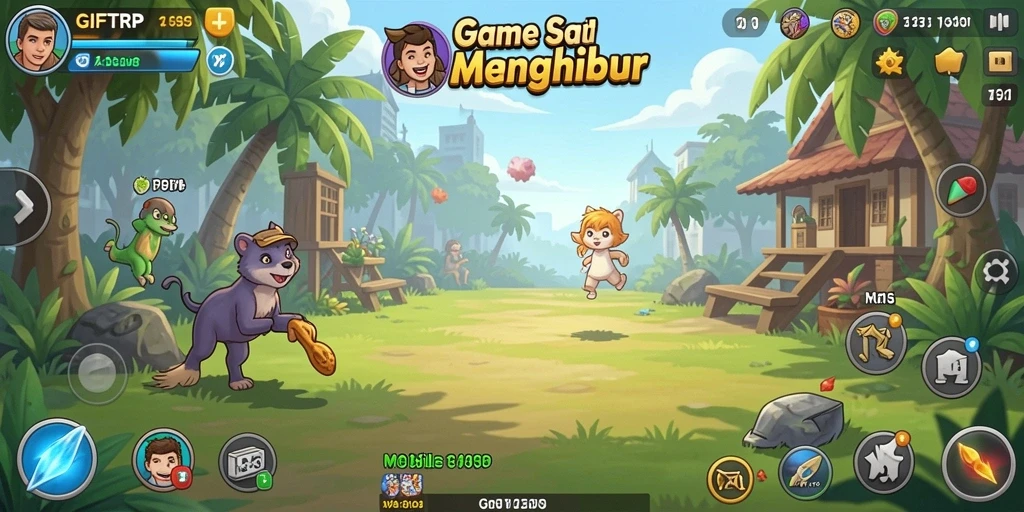 Screenshot GIFTRP menunjukkan momen seru dalam permainan Casual yang menyenangkan.