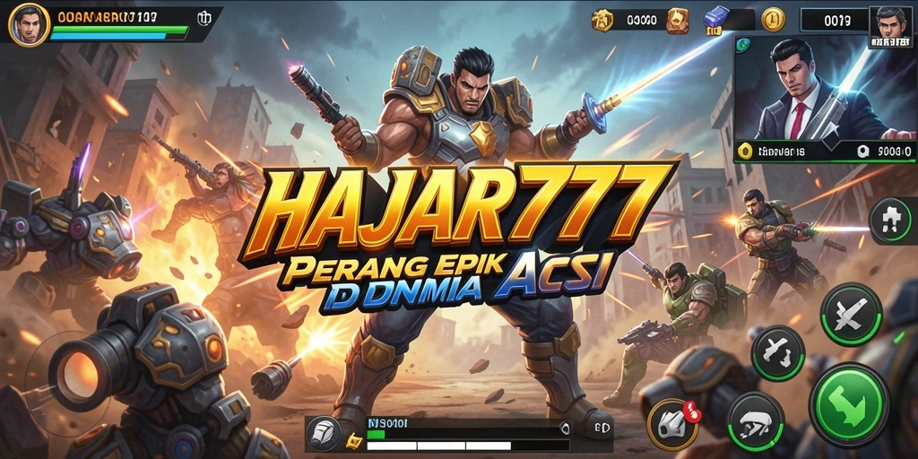 Tampilan gameplay HAJAR777 yang penuh aksi dan seru.