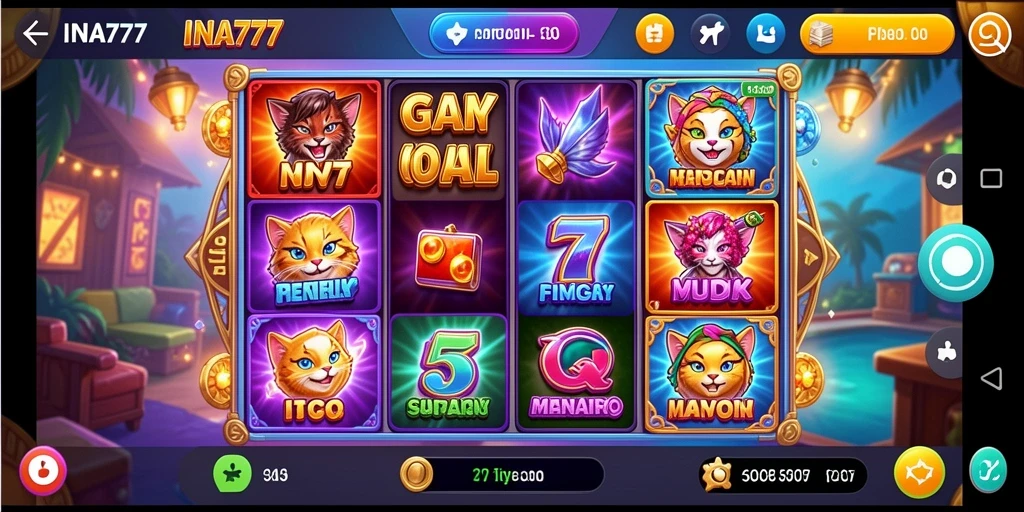 Screenshot gameplay INA777 menampilkan pengalaman seru bermain Slot.