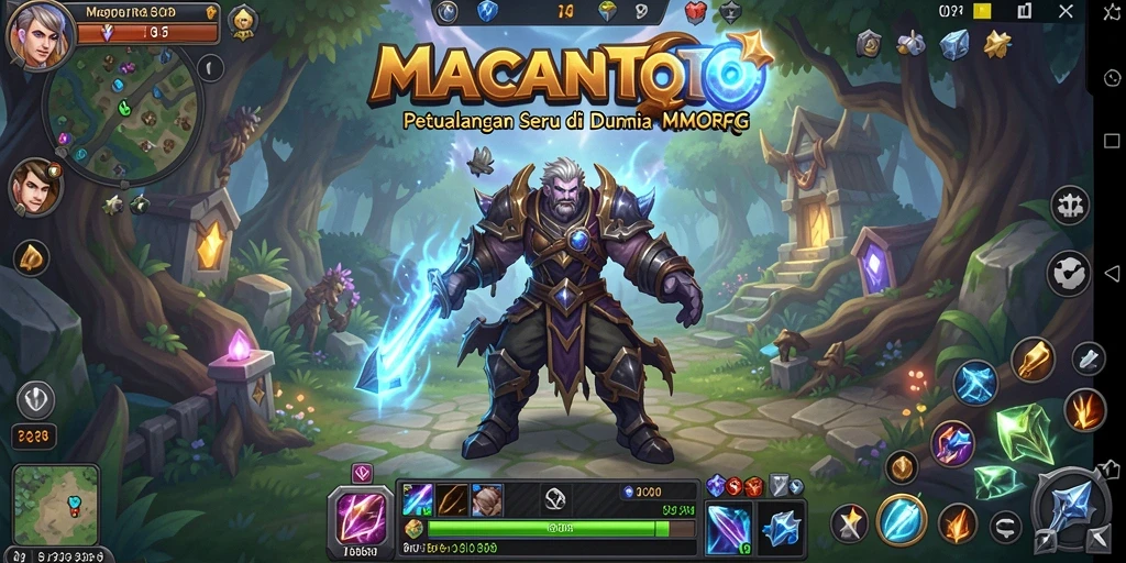 Tampilan gameplay menarik dari MACANTOTO dalam dunia MMORPG.