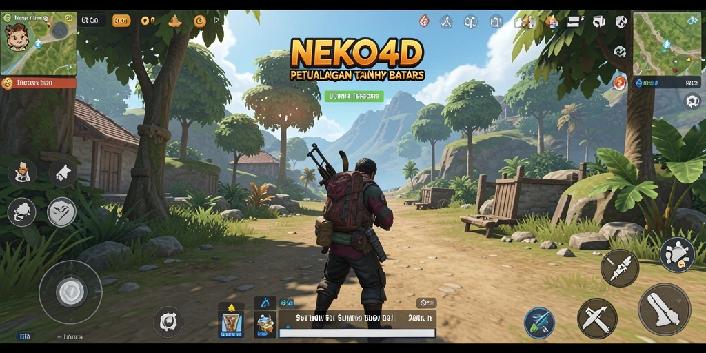 Gameplay menarik NEKO4D dalam dunia terbuka yang luas.