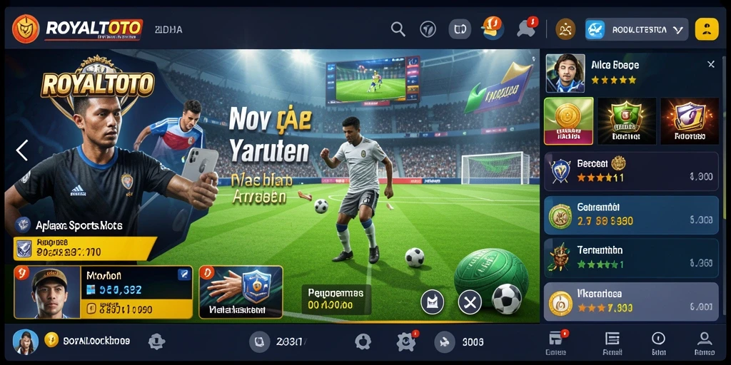 Tampilan gameplay menarik dari ROYALTOTO dengan taruhan langsung.