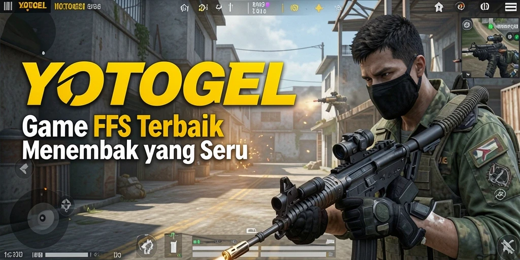 Screenshot gameplay YOTOGEL menampilkan aksi tembak-menembak yang seru.